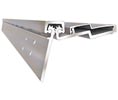 ABH A450HDB085 Half Surface 85" Black Continuous Hinge