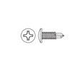 ABH SSH1/420RHSDS-500 Phillips Round Head Self-Drilling, Thread-Forming Tek Machine Screw - 1/4-20 x 3/4" (Package of 500)
