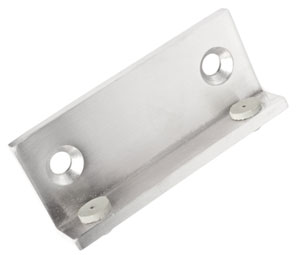 ABH 1801-US32D Applied Door Stop - Satin Stainless Steel