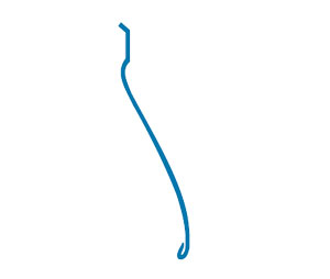 Accurate 2200051 28"  Bronze  Rain Drip - 1 3/4"H