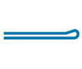Accurate 1100008 36" Zinc Meeting Rail Flat DBL.