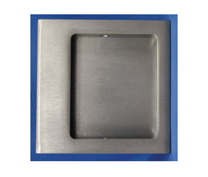 AccurateLH FC3003 US26 Square Flush Pull 3" x 3" - Polished Chrome