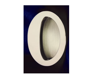 AccurateLH FC3005 US10 Tall Oval Flush Pull 2-1/4" x 3" - Satin Bronze