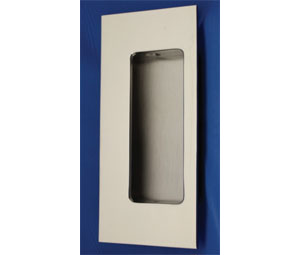 AccurateLH FC5001 US15 Rectangular Flush Pull 2-1/4" x 5" - Satin Nickel