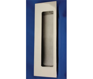 AccurateLH FC7001 US19 Rectangular Flush Pull 2-1/4" x 7" - Oxidized Black Lacquer