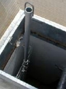 Acudor TSP-1 Aluminum Telescoping Safety Post