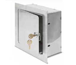 Acudor ARVB 12" x 12" x 6" Stainless Steel Recessed Valve Box - Satin Polish