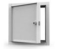 Acudor FB-5060-TD PC 12" x 12" Fire-Rated Uninsulated Access Door 1/2" Recessed for Tile Walls - Painted White Powder Coat