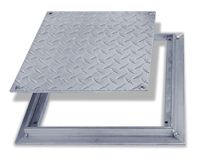 Acudor Fd 8060 18 X 18 Non Hinged Flush Diamond Plate Floor