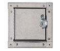 Acudor HDSS-6020 10 x 10 Self Stick Duct Door for Sheet Metal Duct with 8.5 x 8.5 Opening - Galvanized Steel Mill