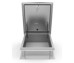 Acudor RHG-G4444 36 x 36 Ladder Access Roof Hatch - Galvanized Steel