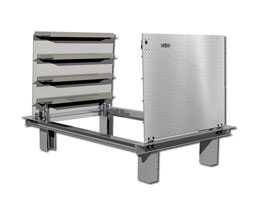 Acudor FA-H20 60 x 60 H20 Loading Double Leaf 60" x 60" Angle Frame Floor Door - Mill