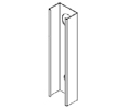 Adams Rite 22-0763-01-121PC Trim Housing, Powder Coat Dark Bronze