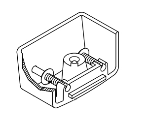Adams Rite 41-0912-IP Metal End Cap Assy Dummy Bar