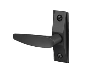 Adams Rite 4560-504-119 Left Handed Deadlatch Handle for 3-1/4" Thick Doors Black Paint