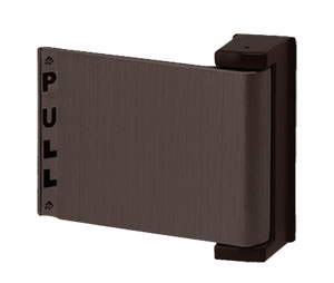 Adams Rite 4590-01-01-313 PULL TO LEFT Deadlatch Paddle for 1-13/16" to 2" Thick Doors Dark Bronze Anodized Finish