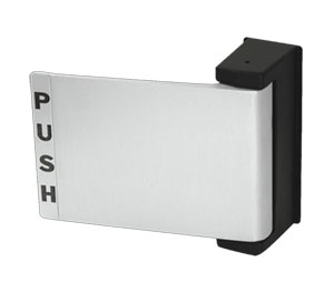 Adams Rite 4590-01-00-628 PULL TO LEFT Deadlatch Paddle for 1-3/4" Thick Doors Clear Anodized Finish