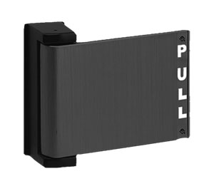 Adams Rite 4590-03-03-335 PULL TO RIGHT Deadlatch Paddle for 2-3/4" to 3" Thick Doors Black Anodized Finish