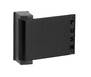 Adams Rite 4590-04-02-335 PUSH TO RIGHT Deadlatch Paddle for 2-1/4" to 2-1/2" Thick Doors Black Anodized Finish