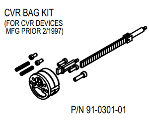 Adams Rite 91-0301-01-IP Cvr Bag Kit, 308X Individually Packaged