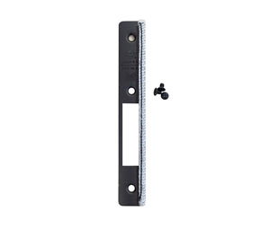 Adams Rite 24-0384-420 313 Faceplate W/Screws (MS1850S, MS1950) 1" X 6-7/8", Radius W/ Weatherseal, Hookbolt/Shortbolt, Dark Bronze Finish