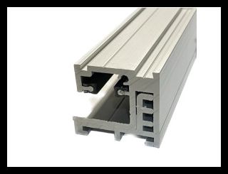 Horton C0330-1A (8FT) 2" Tall, 8 Feet, Bottom Track, Aluminum