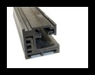 Horton C0330-1B-8 2In Tall, Bottom Track, Bronze, 8Ft