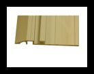 Stanley Hardware 516327 Dura 5-1/4In 1/2 Ramp Bottom Track Clear, per Feet