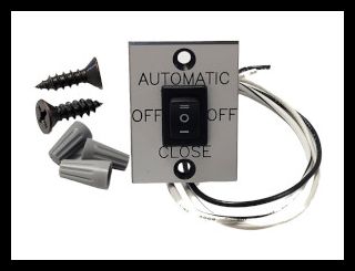 Horton C5670 Slider 3-Position Rocker Switch, Auto-Off-Close
