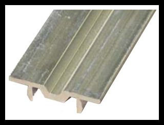 Besam BTF4ITC4F T-Hold Filler, 4.5 in., Track Clear, 4 ft