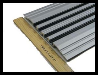 Stanley Hardware 515878 Dura Tele Double Ramp Bottom Track Clear, per Feet