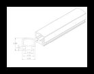 Stanley Hardware 711704 ICU Black Vinyl Seal Weatherstrip, per Feet