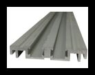 Stanley Hardware 517081 FBO Bottom Track Core, No Vinyl, Clear, per Feet