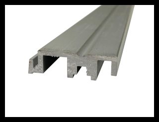 Stanley Hardware 517083 FBO Bottom Track Extension, Clear, per Feet