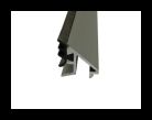 Horton HSB1IWVC4PF Stop Beveled, 1/4 In, with Vinyl, Clear, 4Ft/8Ft, per Feet 