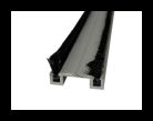 Horton C358A Adjustable Astragal, with 350 Door Nosing, Clear, per Feet