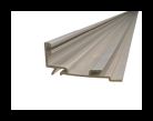 Stanley Hardware 412943 1In Gutter Glass Stop, with Vinyl, Clear, per Feet