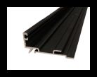 Stanley Hardware 432943 1In Gutter Glass Stop, with Vinyl, Bronze, per Feet