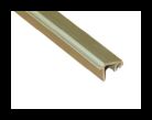 Stanley Hardware G412569/706812 Glass Stop, Beveled Snap-On, with Vinyl, Clear, per Feet