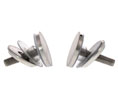 AIW MWTB-SS Metal Washer / End Cap Set for SDP3/4-BS Towel Bars