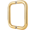 AIW SDH3/4-6-CP Bright Chrome Back To Back Shower Door Pull