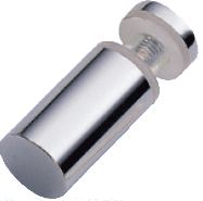 AIW SDK03X1-PB Single Polished Brass Cylinder Style Shower Door Knob