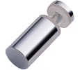 AIW SDK03X1-CP Single Bright Chrome Cylinder Style Shower Door Knob