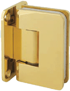 AIW SHB037L-ORB Oil Rubbed Bronze Full Back Plate Wall to Glass Silouette Shower Hinge