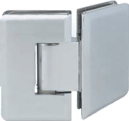 AIW SHB135-BN Brushed Nickel 135° Angle Glass to Glass Silouette Shower Hinge