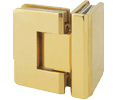 AIW SHR090-BN Brushed Nickel 90° Angle Glass to Glass Elegance Shower Hinge