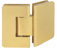 AIW SHR135-BN Brushed Nickel 135° Angle Glass to Glass Elegance Shower Hinge