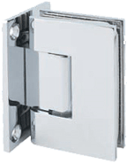 AIW SHS037L-ORB Oil Rubbed Bronze Full Back Plate Wall to Glass Classic Shower Hinge 