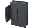 AIW SHS037S-PB Polished Brass Short Back Plate Wall to Glass Classic Shower Hinge