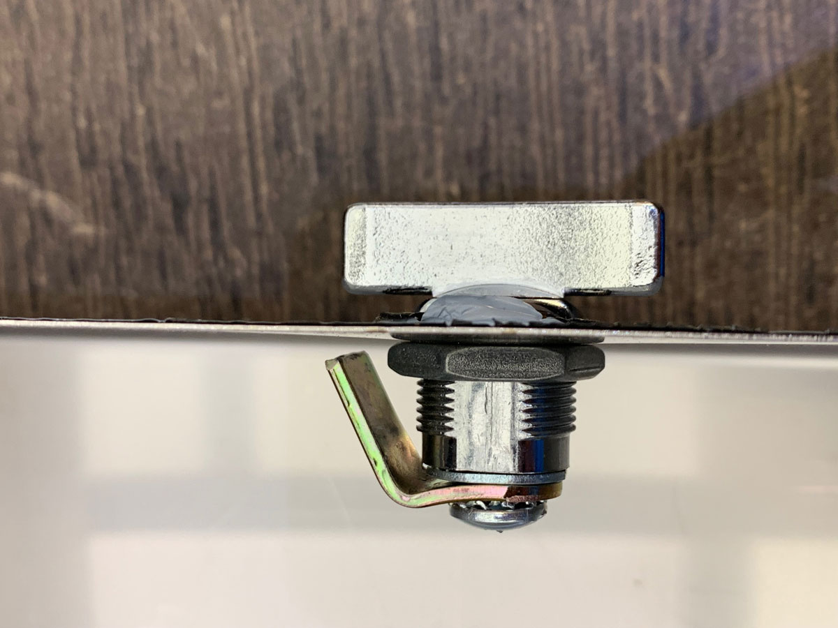 AJW U180ATK Folded Towel Dispenser Twist Lock